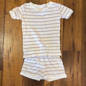 Lake Pajamas size 3. Purple stripe short-short pajamass